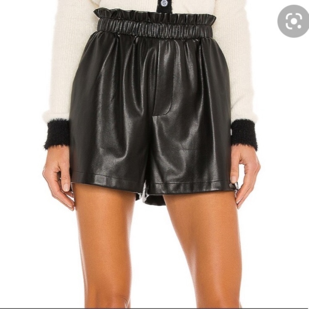 BB Dakota by Steve Madden Out Of The Bag Faux Leather Shorts